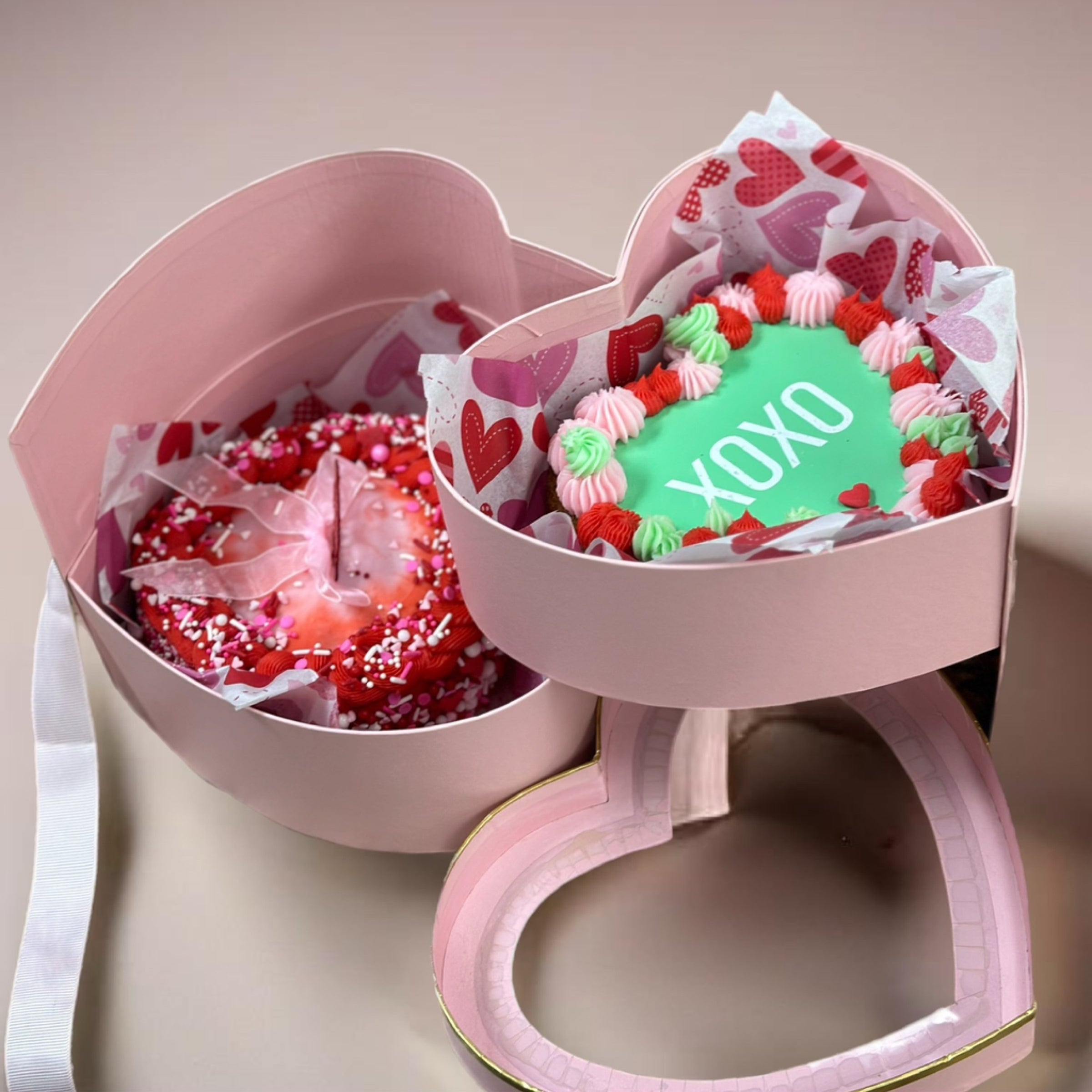 Double hearts treat box | Sammie Sweet Treats